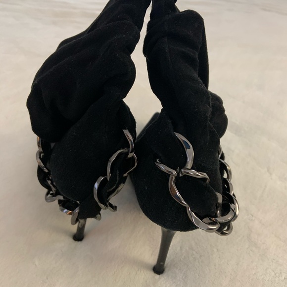 Black boots size 7.5 - Picture 3 of 7